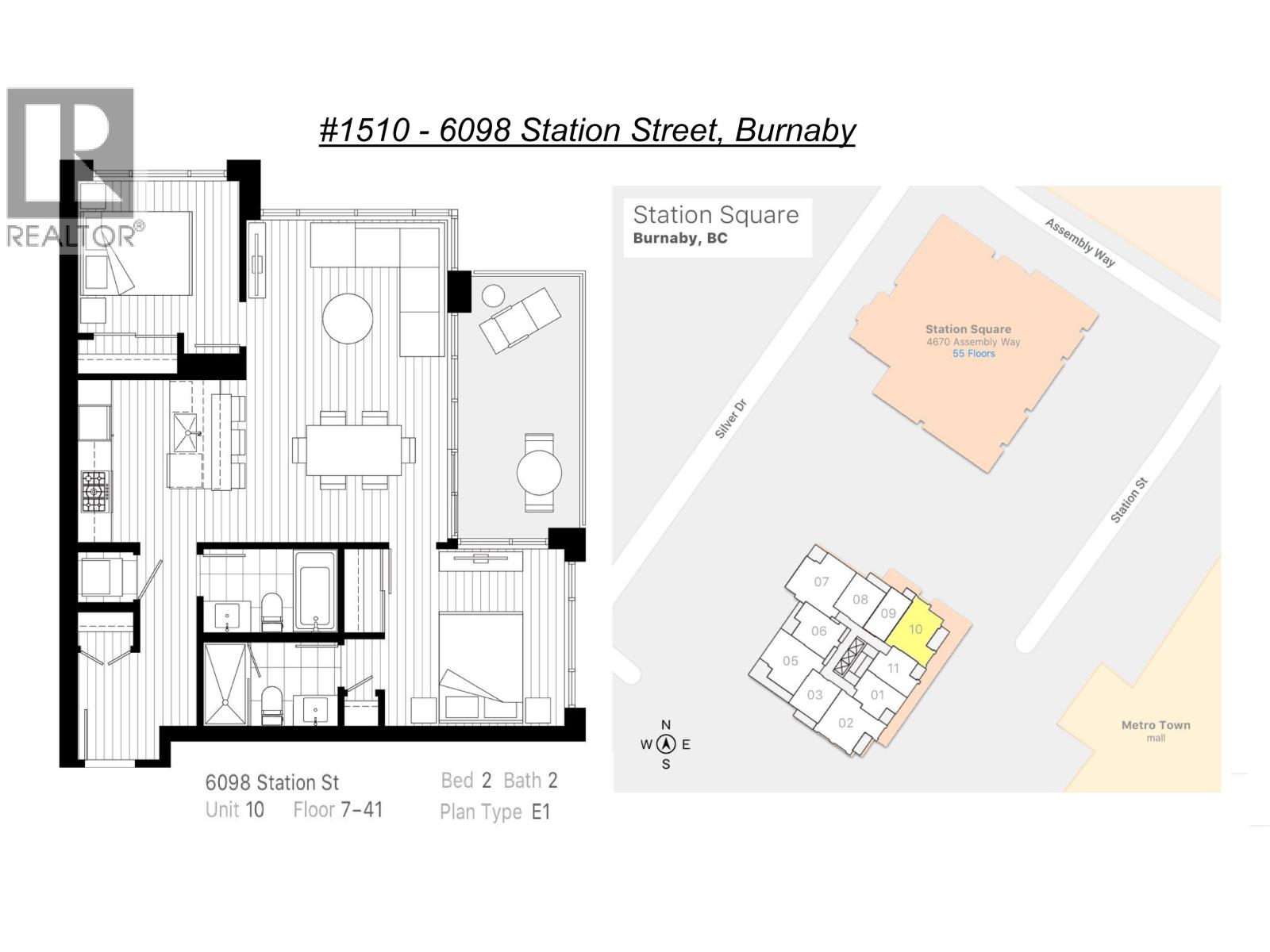 1510 6098 Station Street, Burnaby, British Columbia  V5H 0H4 - Photo 4 - R2992345