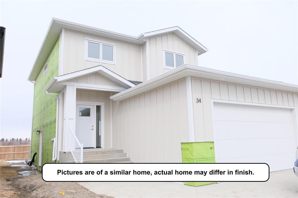 50 Gullane Street Niverville, Manitoba R07//Niverville/Offers as received. All finishings can be selected for a limited time. Located in Niverville this stunning 2-storey home will boast incredible curb appeal w/ itscultured stone, Hardiboard siding, shakes, stucco, KWP accents & double attached garage. Perfect forentertaining, the main floor features an open concept layout w/ the kitchen seamlessly flowing into the diningand living areas. It includes a convenient 2-piece powder room, 9-foot ceilings & large windows that fill thespace w/ natural light. The kitchen is a chef's dream w/ abundant counter space, a large island w/ seating &massive walk-in pantry. The second floor offers three spacious bedrooms, including a primary w/ 3-pieceensuite & large walk-in closet. Additionally, there's a 4-piece bath & second-floor laundry! Other highlights ofthis home include full basement w/ potential for secondary suite w/ side entrance. Built on ICF foundationwalls w/ concrete piles, drywalled perimeter walls in the basement, central air conditioning, an HRV system, asump pump & 5-year warranty (id:48254)