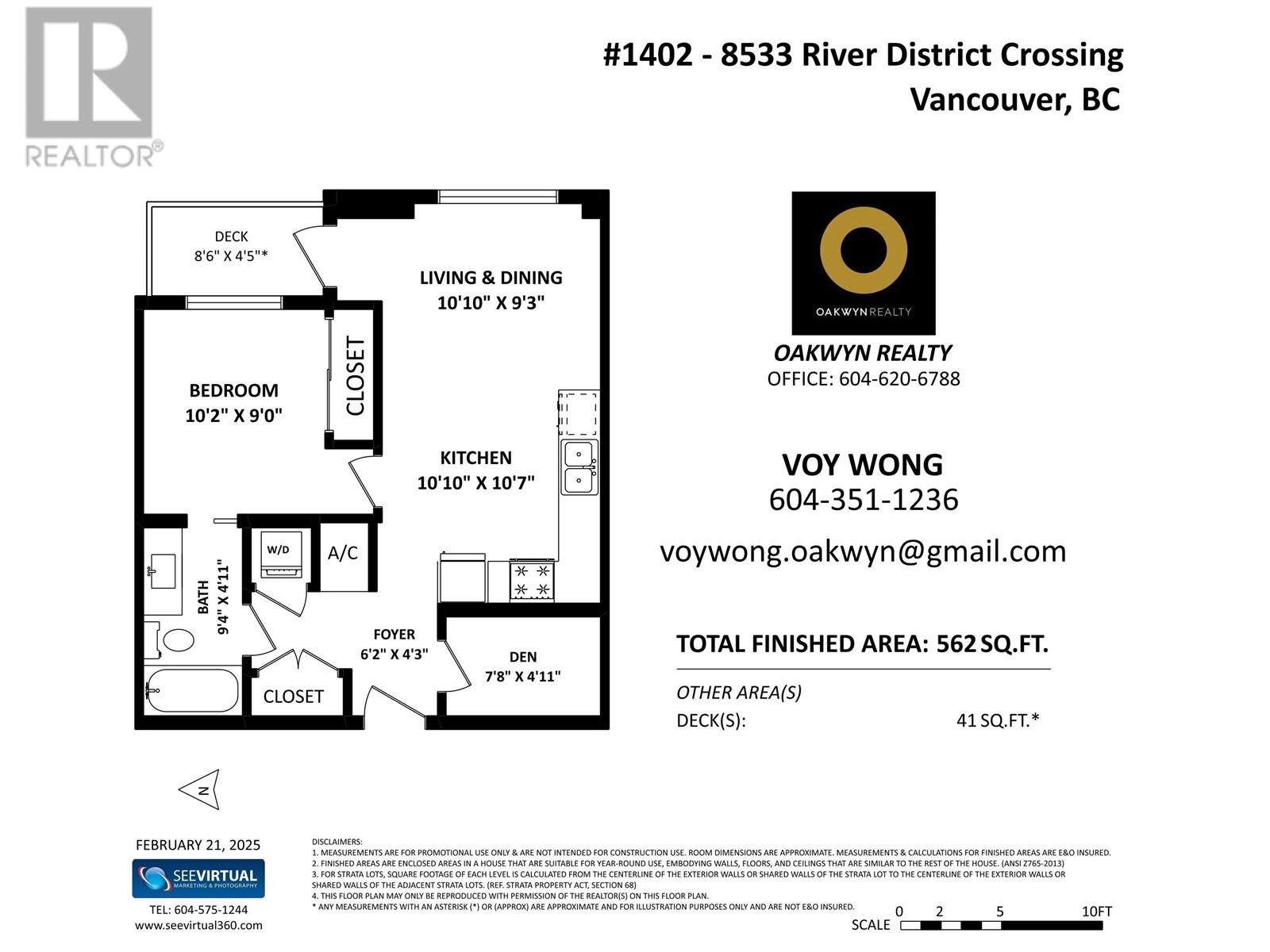 Listing Picture 22 of 31 : 1402 8533 RIVER DISTRICT CROSSING, Vancouver / 溫哥華 - 魯藝地產 Yvonne Lu Group - MLS Medallion Club Member