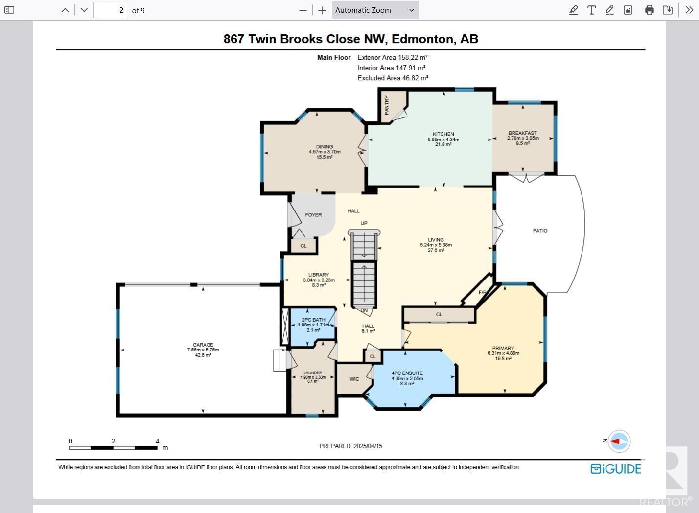 867 Twin Brooks Cl Nw Nw, Edmonton, Alberta  T6J 7G6 - Photo 17 - E4431230