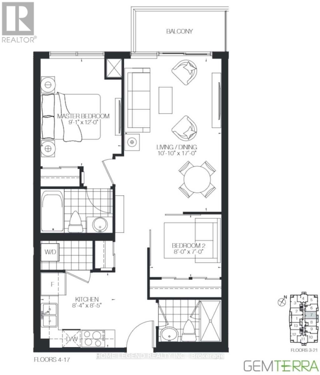 1707 - 195 Bonis Avenue, Toronto, Ontario  M1T 0A5 - Photo 1 - E12106857