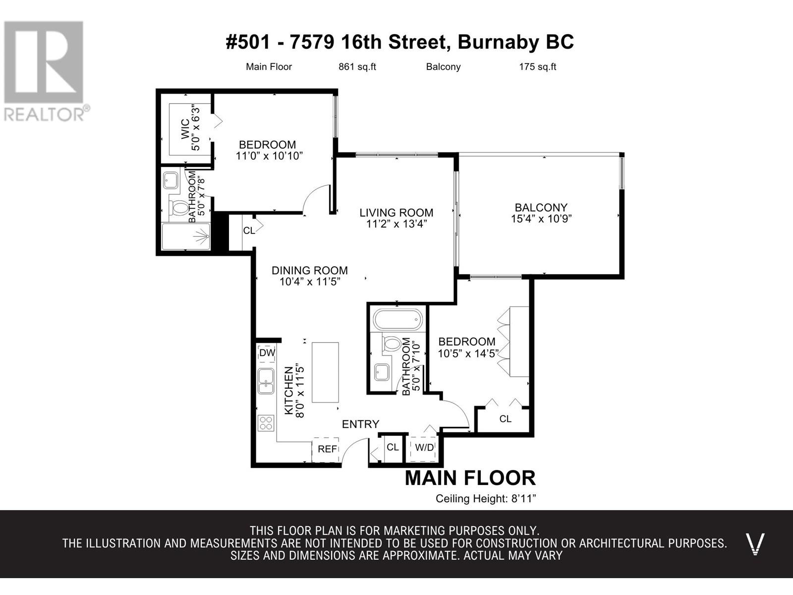 501 7579 16th Street, Burnaby, British Columbia  V3N 0H7 - Photo 35 - R2994963