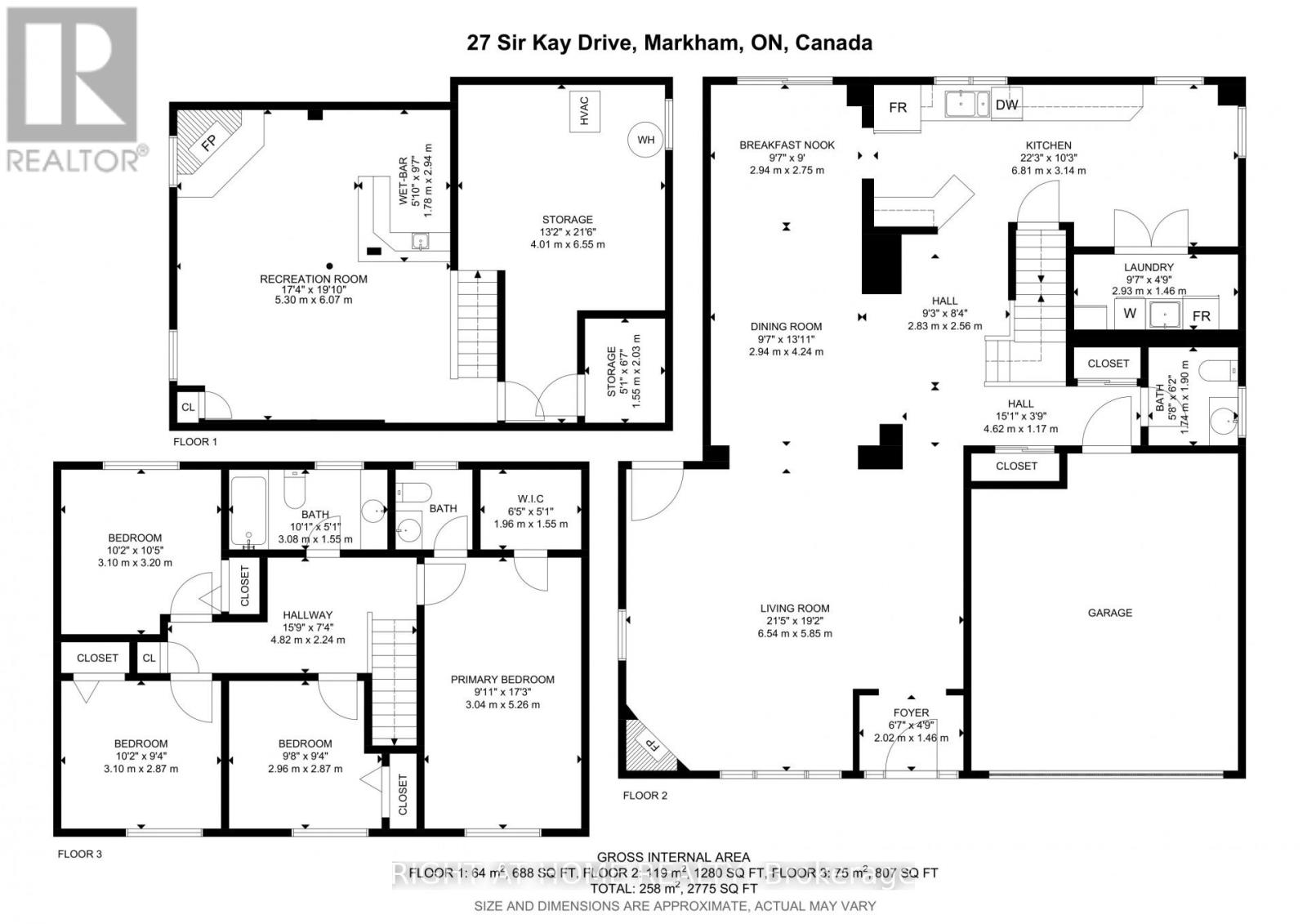 27 Sir Kay Drive, Markham, Ontario  L3P 2Y9 - Photo 33 - N12109033
