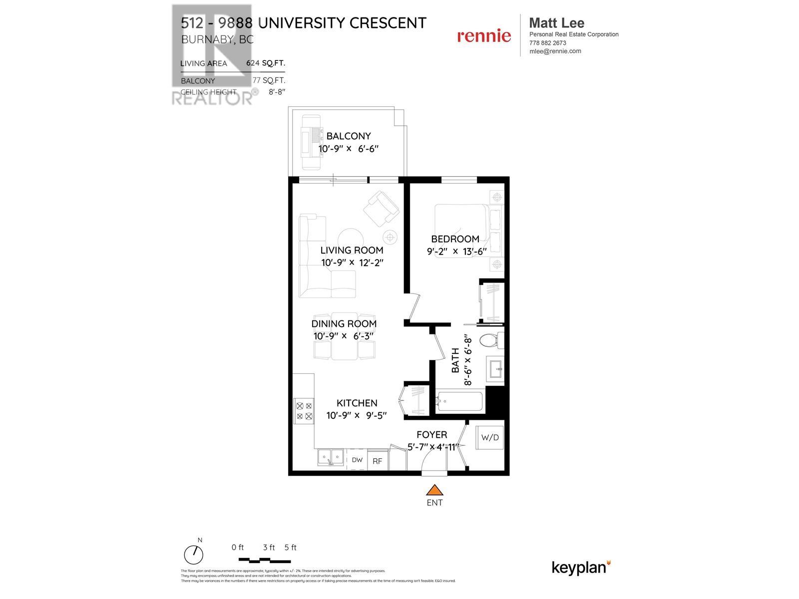 512 9888 University Crescent, Burnaby, British Columbia  V5A 0G4 - Photo 29 - R2996393
