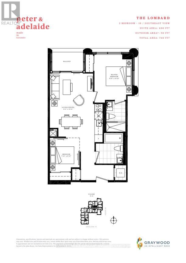 1206 - 108 Peter Street, Toronto, Ontario  M5V 0W2 - Photo 3 - C12115201