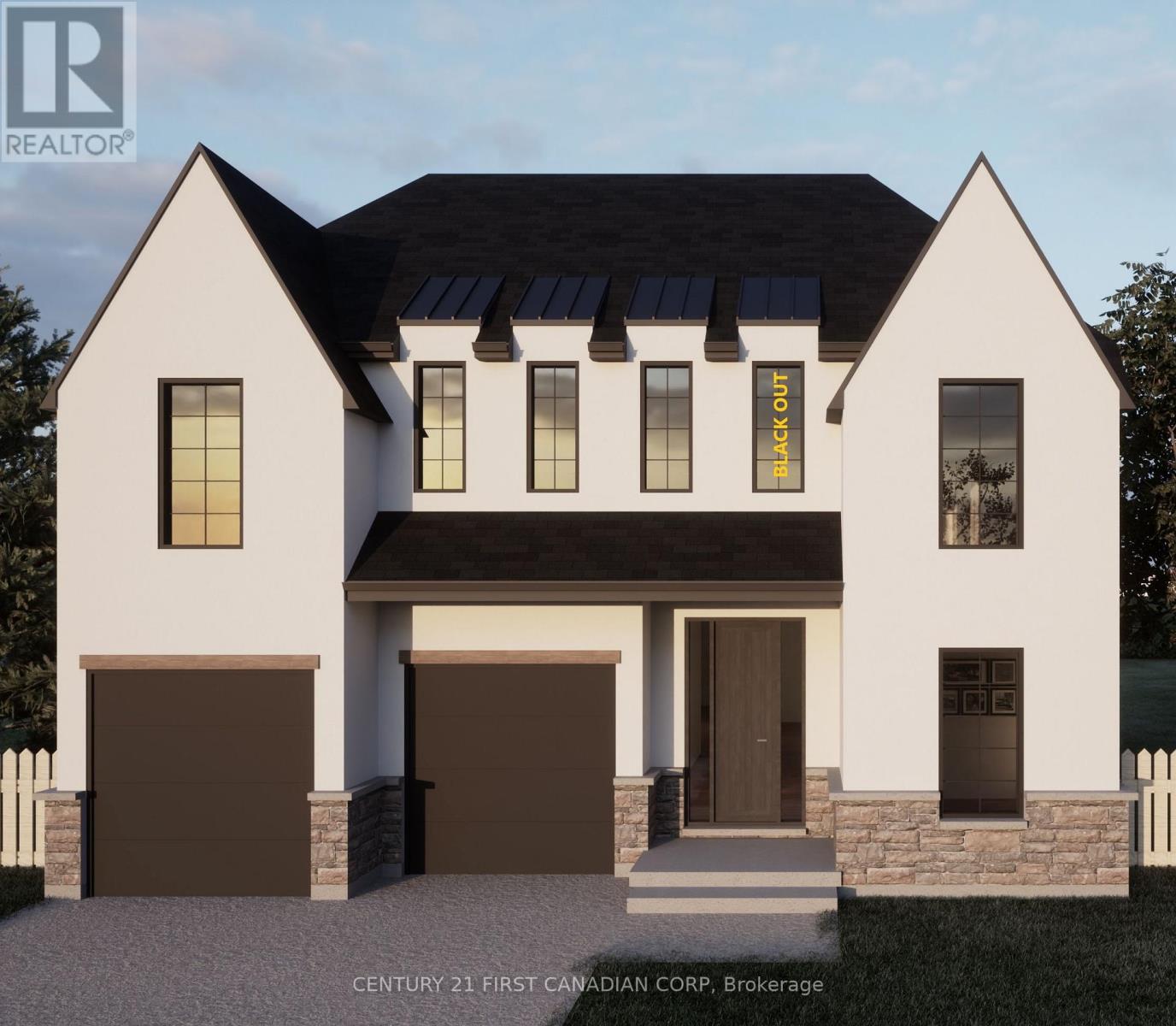 Royal Oak Homes proudly unveils The Brighton, a stunning new design inspired by the timeless charm of Nashville architecture. Available in three distinctive variations, this home ranges from 1,910 to 2,684 sq. ft. The exterior showcases a beautiful combination of stone, Hardie board, and stucco, delivering the signature curb appeal Royal Oak is known for. Steep rooflines enhance the home's stately presence, setting the tone for the exceptional design found within. Inside, you'll find an open-concept layout ideal for entertaining, featuring a spacious kitchen with a walk-in pantry and an expansive great room. Oversized windows in every room flood the home with natural light, creating a bright and inviting atmosphere. Upstairs, the primary suite offers a private retreat with a large walk-in closet and a spa-like 5-piece ensuite. Additional generously sized bedrooms and a conveniently located laundry room round out the upper level. Situated in a prime location near top-rated schools, shopping, parks, playgrounds, and scenic walking trails, this home blends luxury with everyday convenience. High-end finishes include hardwood flooring, ceramic tile in all wet areas, quartz countertops, a poplar staircase with iron spindles, 9 ft. ceilings on the main level, and a custom glass-enclosed ceramic tile shower just to name a few. Additional floor plans and lots available. Photos are for illustrative purposes only; each home reflects unique design and client selections. (id:48254)