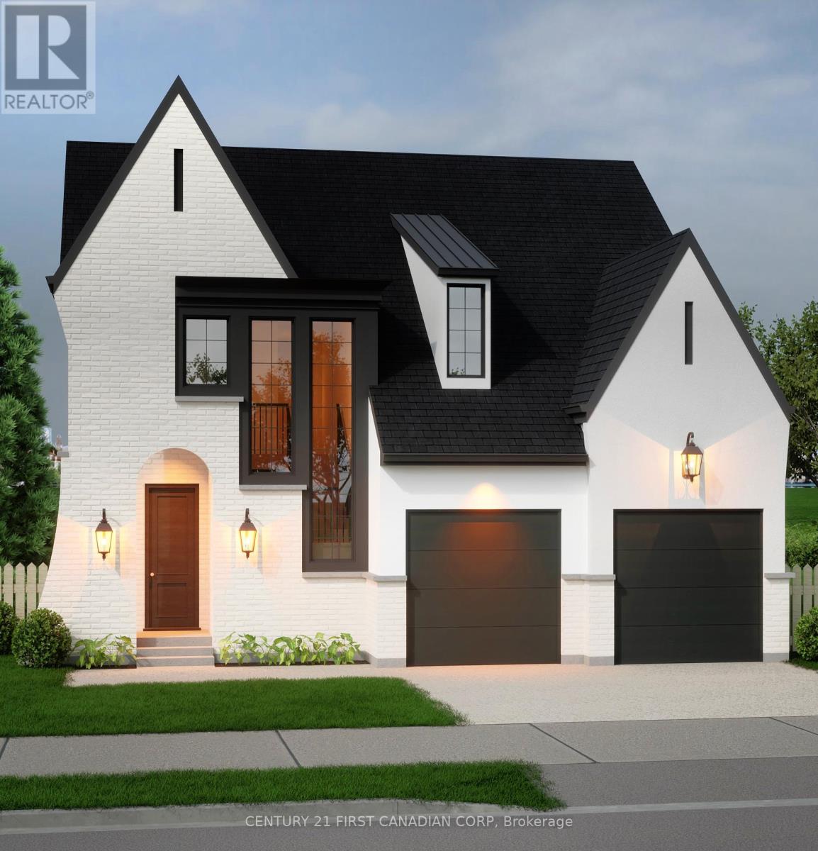 Discover The Aberdeen, a beautifully designed 2,260 sq. ft. home that offers 4 bedrooms, 2.5 bathrooms, and a double car garage. With a clean, modern exterior and distinct window placement, this home effortlessly blends contemporary and transitional styles for standout curb appeal. Step inside to find thoughtful architectural details, including arched openings leading to both the walk-in pantry and mudroom, accessible from either side of the kitchen. The open-concept layout connects the kitchen, dining, and living areas ideal for entertaining and everyday living. Upstairs, all four generously sized bedrooms are conveniently located, along with a well-appointed laundry room. The primary suite serves as a luxurious retreat, featuring a spacious walk-in closet and a spa-inspired 5-piece ensuite with a stand-alone tub and glass-enclosed shower. With its unique layout, abundant space, and family-friendly design, The Aberdeen delivers both comfort and sophistication. Additional floor plans and lot options available. Photos shown are from previous models and are for illustration purposes only. Final designs may vary based on client selections. (id:48254)