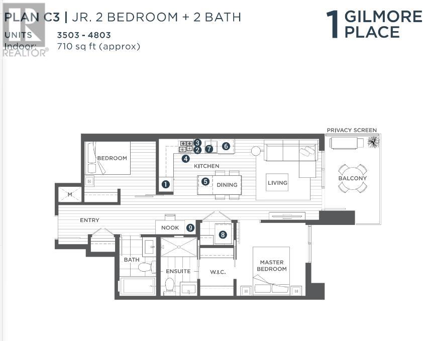 3603 2186 Gilmore Avenue, Burnaby, British Columbia  V5C 0N7 - Photo 22 - R2996922