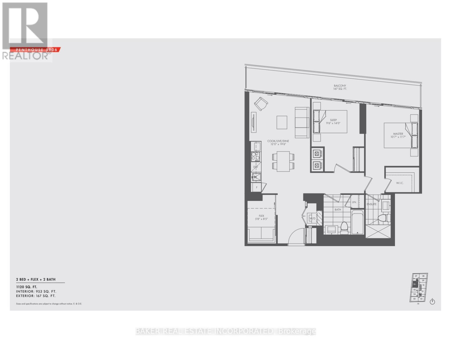5806 - 3900 Confederation Parkway, Mississauga, Ontario  L5B 0M3 - Photo 17 - W12092108