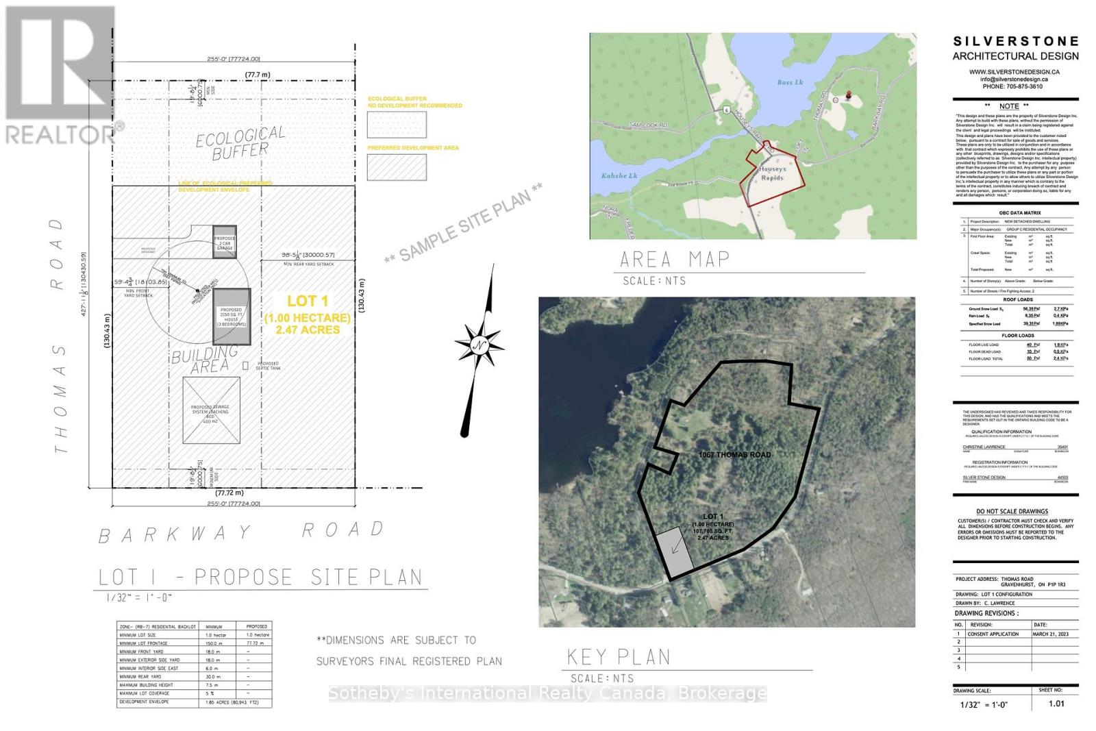 Lot 1 (Barkway/thomas Rd) - 1067 Thomas Road, Gravenhurst, Ontario  P1P 1R3 - Photo 2 - X12120714