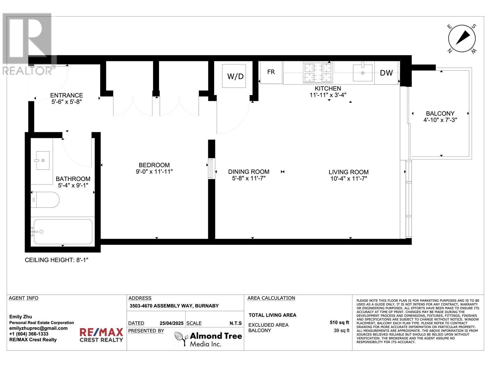 3503 4670 Assembly Way, Burnaby, British Columbia  V5H 0H3 - Photo 27 - R2995167