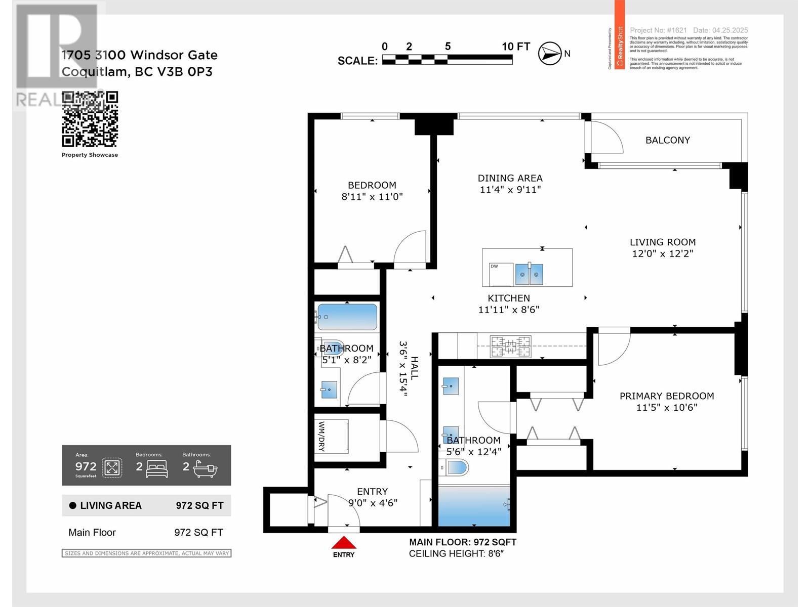 1705 3100 Windsor Gate, Coquitlam, British Columbia  V3B 0P3 - Photo 26 - R2996066