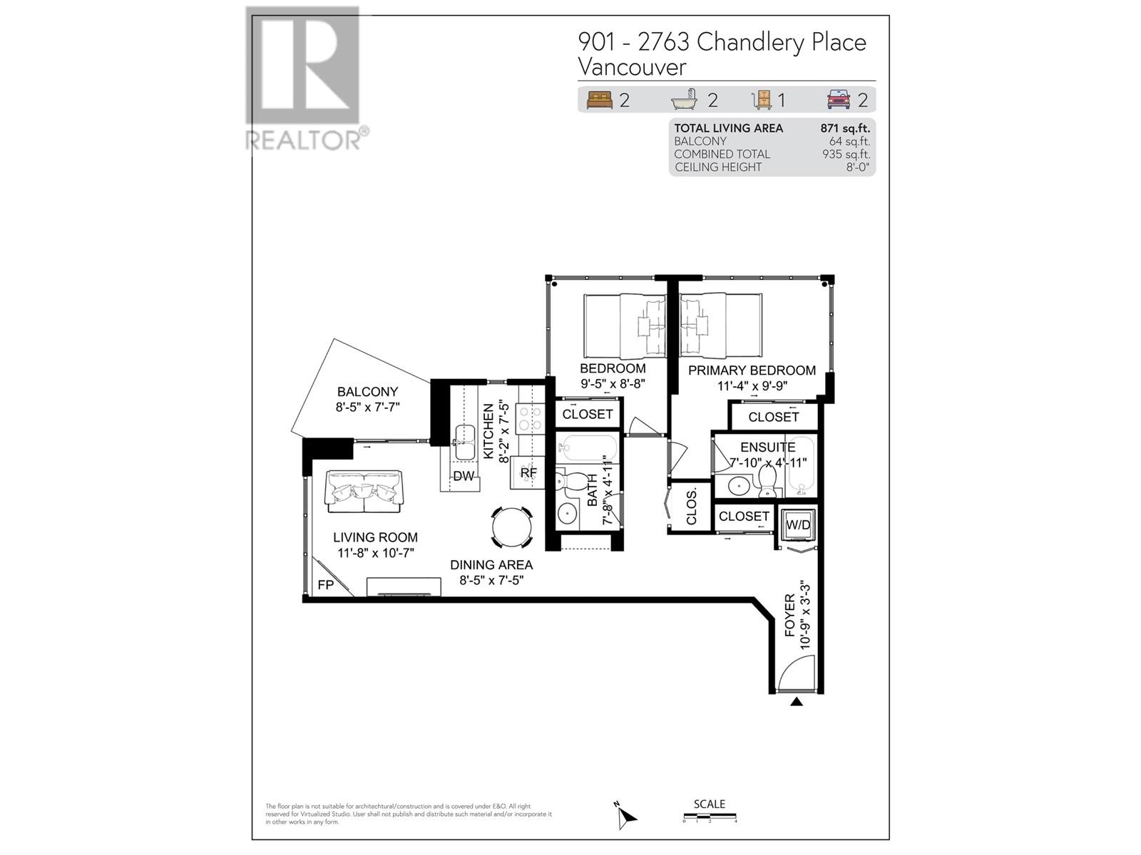 901 2763 Chandlery Place, Vancouver, British Columbia  V5S 4V4 - Photo 22 - R2997017