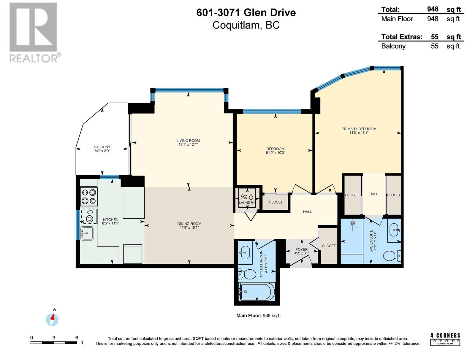 601 3071 Glen Drive, Coquitlam, British Columbia  V3B 7R1 - Photo 37 - R2998183