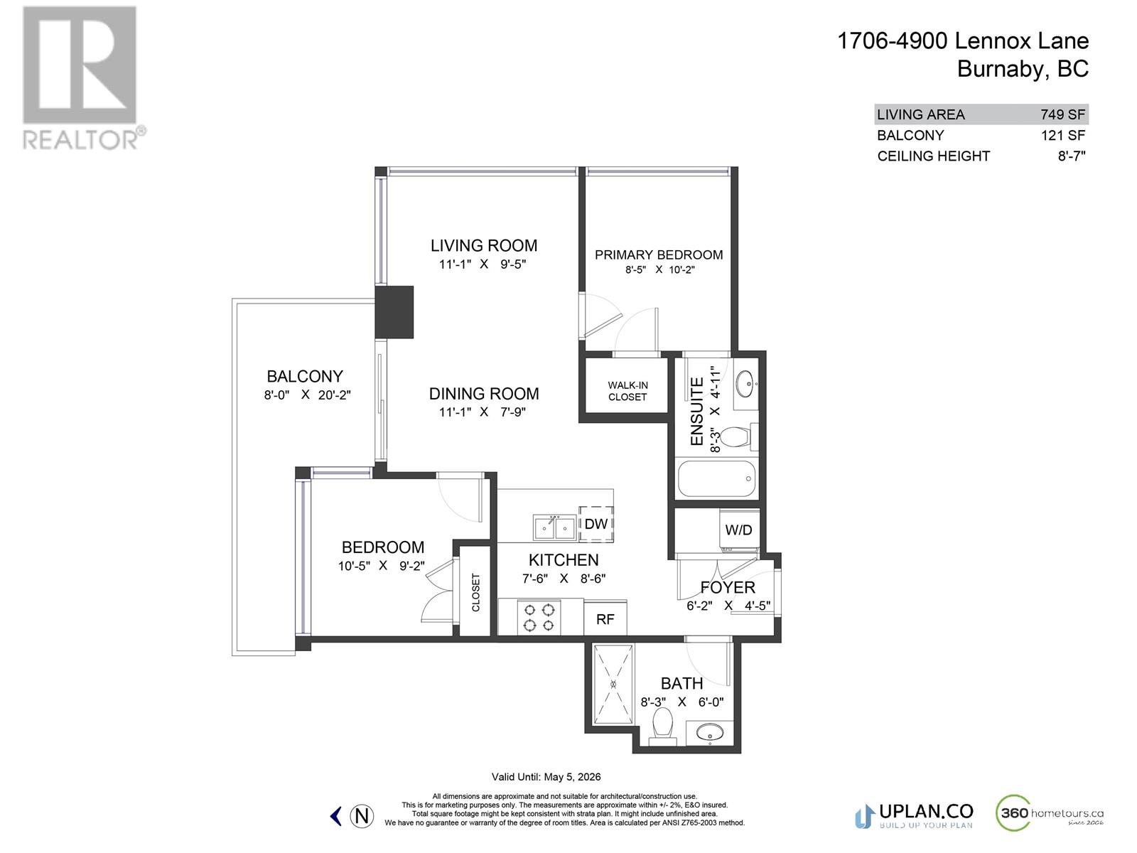 1706 4900 Lennox Lane, Burnaby, British Columbia  V5H 0G9 - Photo 40 - R2998471