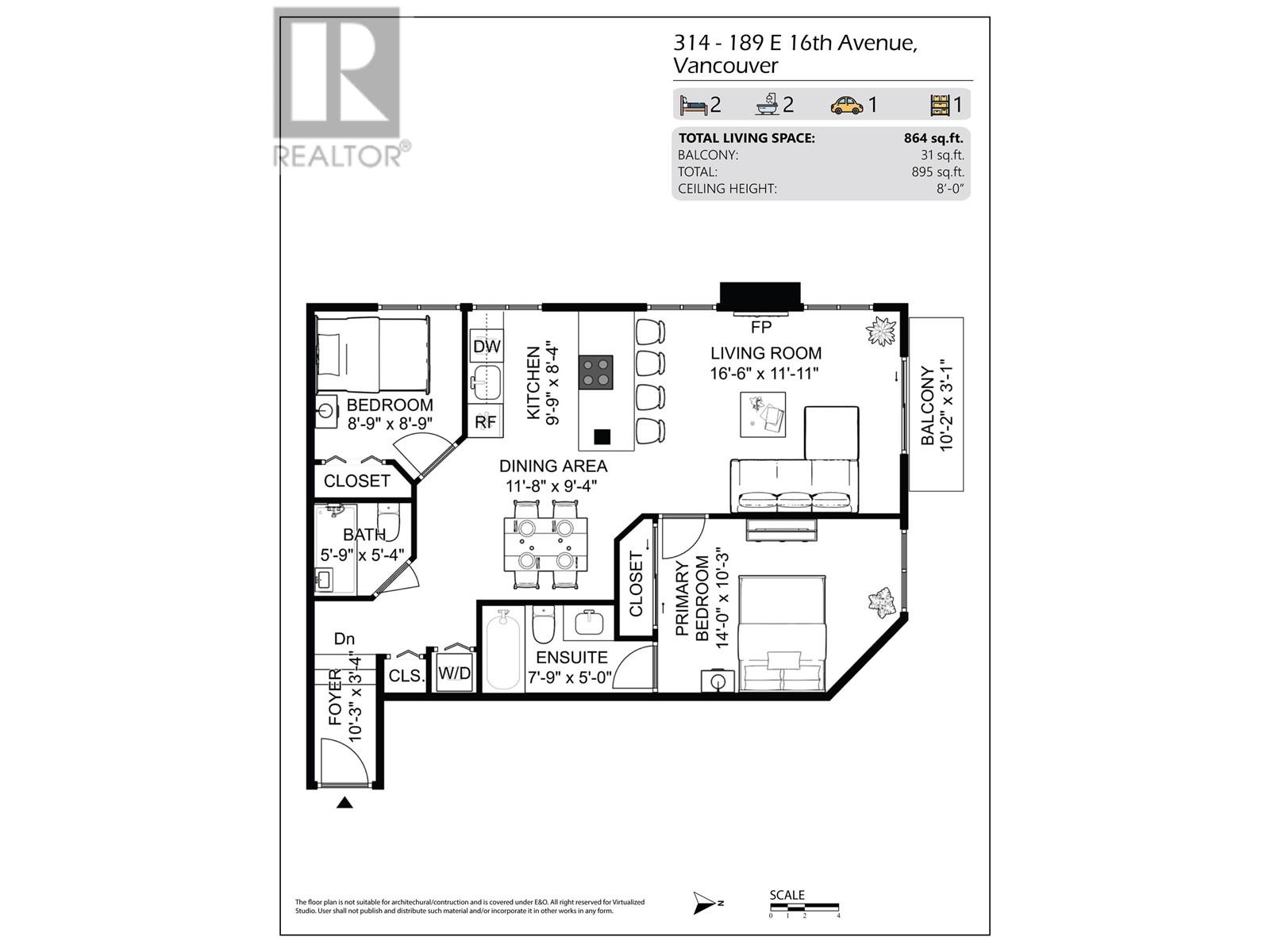 314 189 E 16th Avenue, Vancouver, British Columbia  V5T 4R2 - Photo 27 - R2999235