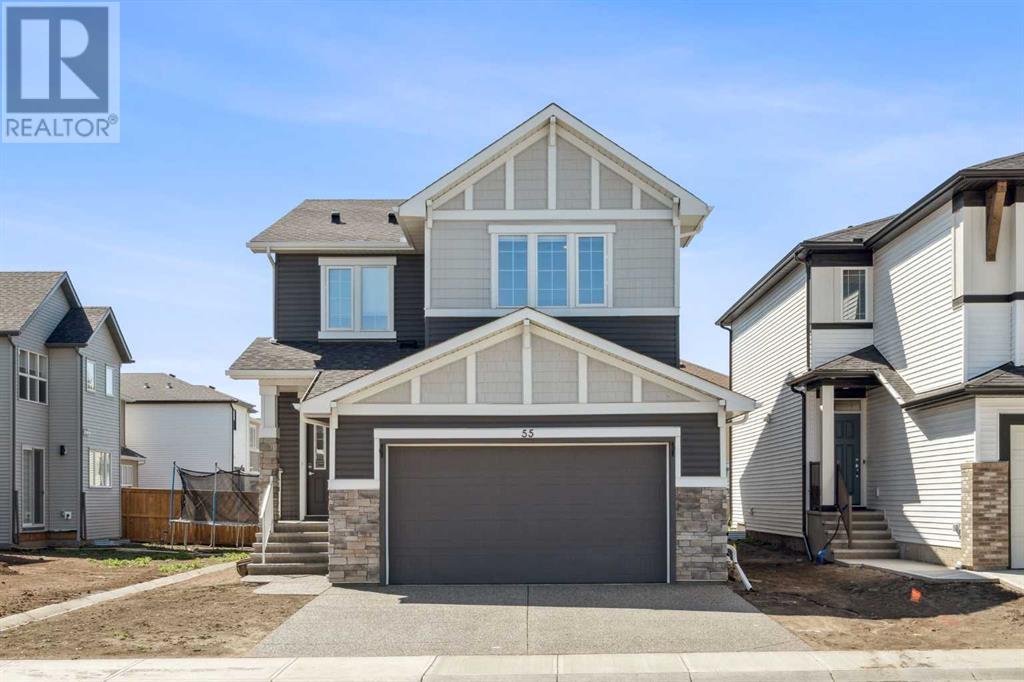 Welcome to this stunning home offering 2373 sq. ft. of thoughtfully designed living space, just 1.5 years old and still under new home warranty! This immaculate 4 bedroom, 2.5 bathroom residence is loaded with premium upgrades and offers everything your family needs and more. Step into the heart of the home: a chef's dream kitchen featuring a massive island with eating bar, gleaming quartz countertops, and a premium upgraded appliance package. The open concept main floor is enhanced with stylish finishes including beautiful LVP flooring and central air conditioning for year round comfort. Upstairs you'll find 3 spacious bedrooms plus a huge primary suite with a spa like ensuite, an amazing bonus room for family entertaining and a 2nd floor laundry room for convenience. The oversized double garage is insulated, finished and provides ample space for vehicles, storage, and all your toys. Situated in a desirable neighbourhood, this like new home blends luxury, function and peace of mind with remaining warranty coverage. Save thousands in GST over new! Don't miss your opportunity to own this turnkey home with the upgrades already done. Call your favourite Realtor to book a showing today and make this beautiful home yours! (id:48254)