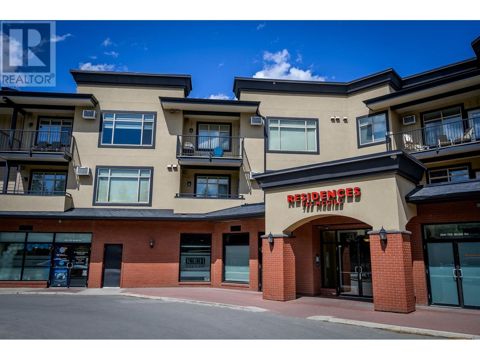 755 McGill Road Unit# 302, Kamloops, British Columbia