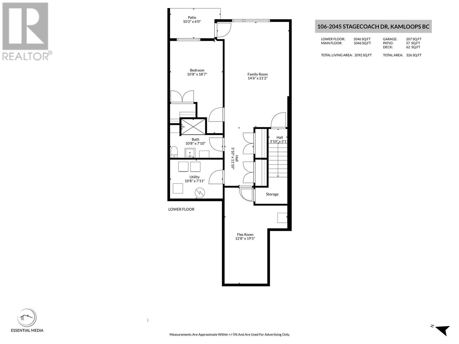 2045 Stagecoach Drive Unit# 106, Kamloops, British Columbia  V2B 0H8 - Photo 46 - 10347025