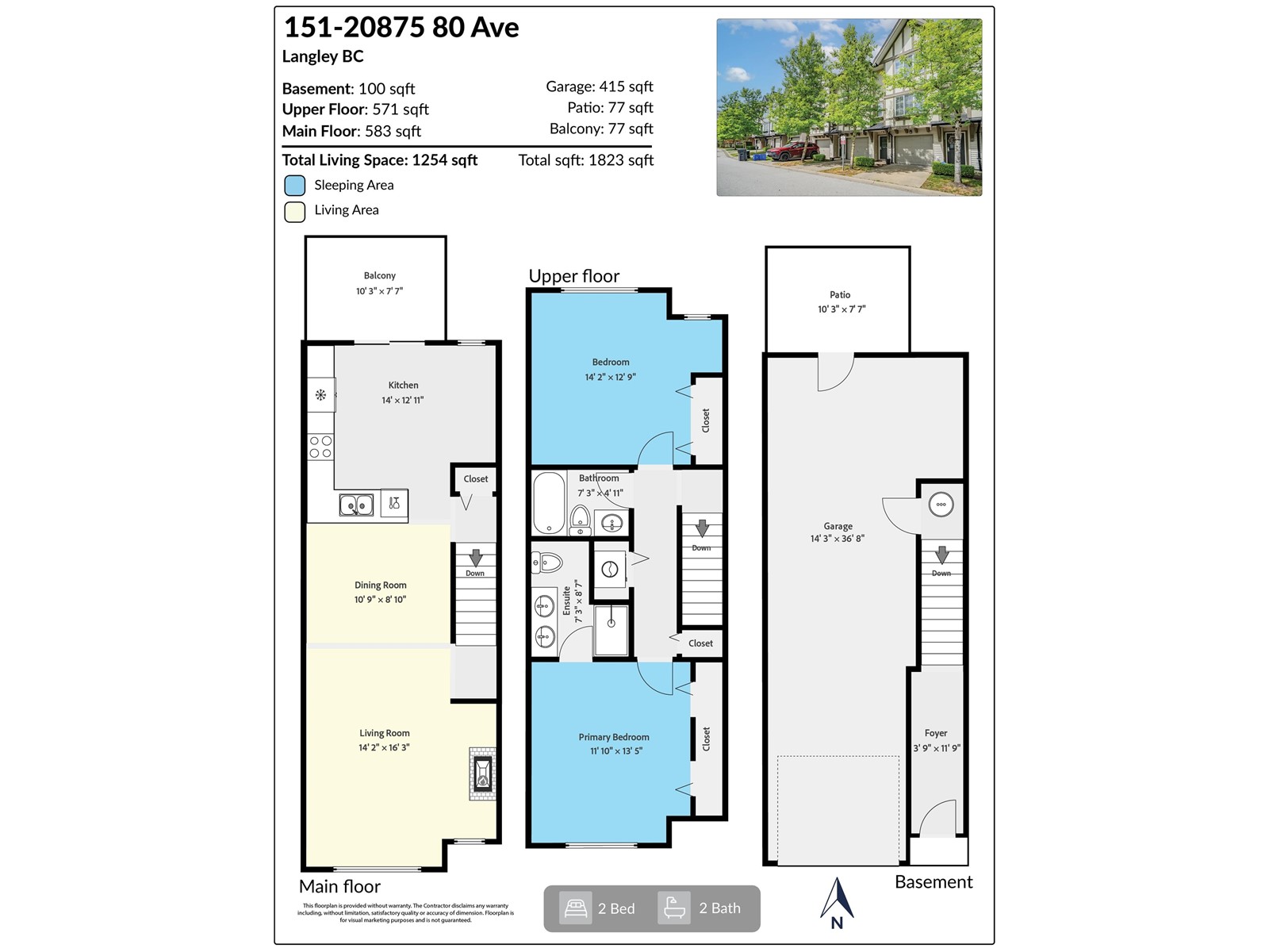 151 20875 80 AVENUE, Langley real estate listing R3000415 for sale