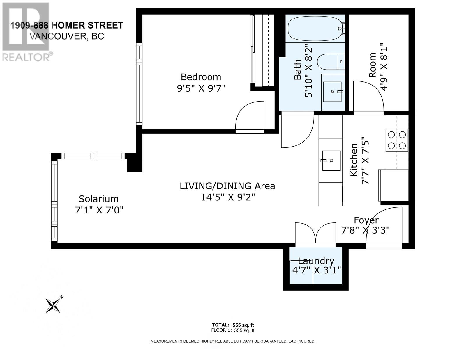 1909 888 Homer Street, Vancouver, British Columbia  V6B 0H7 - Photo 11 - R3000681