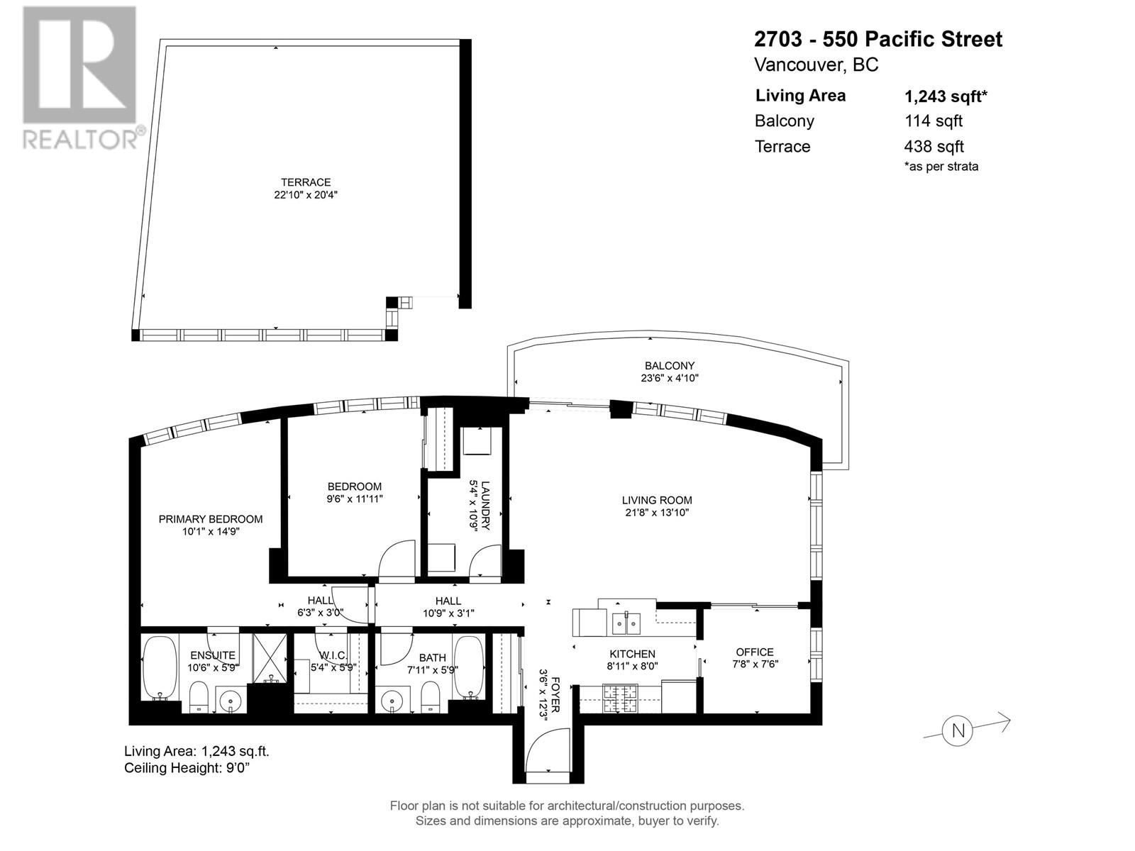 2703 550 Pacific Street, Vancouver, British Columbia  V6Z 3G2 - Photo 28 - R3000755