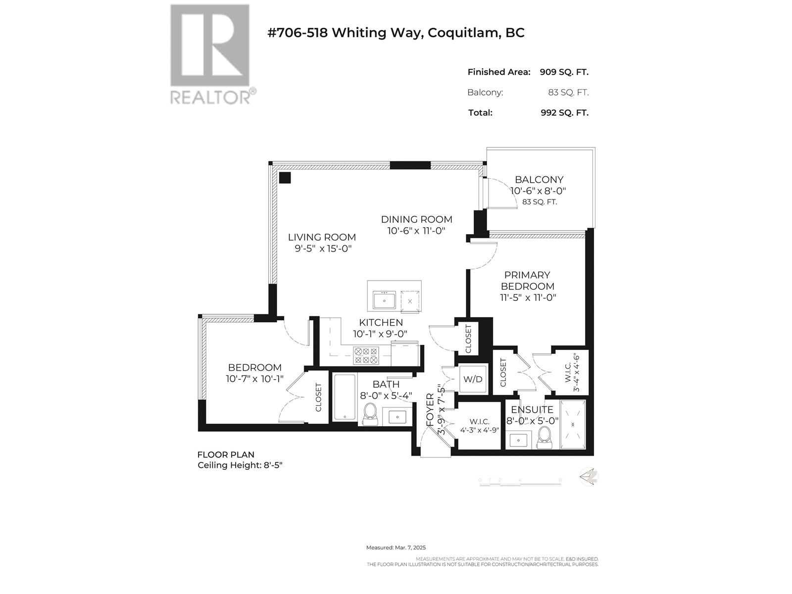 706 518 Whiting Way, Coquitlam, British Columbia  V3J 0H7 - Photo 2 - R2972811