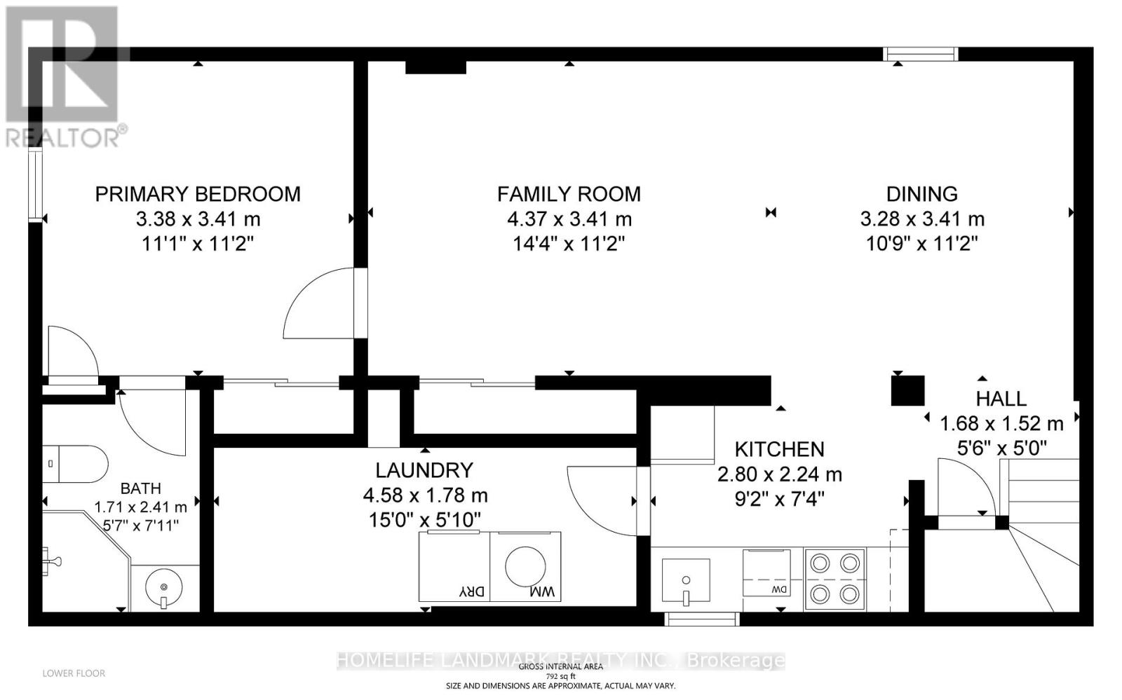 Lower - 34 Ringley Avenue, Toronto (Stonegate-Queensway), Ontario  M8Y 1P1 - Photo 11 - W12139142