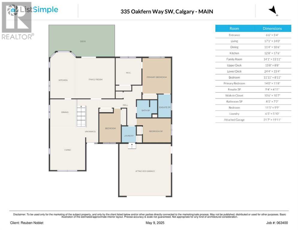 335 Oakfern Way Sw, Calgary, Alberta  T2V 4K2 - Photo 2 - A2217900