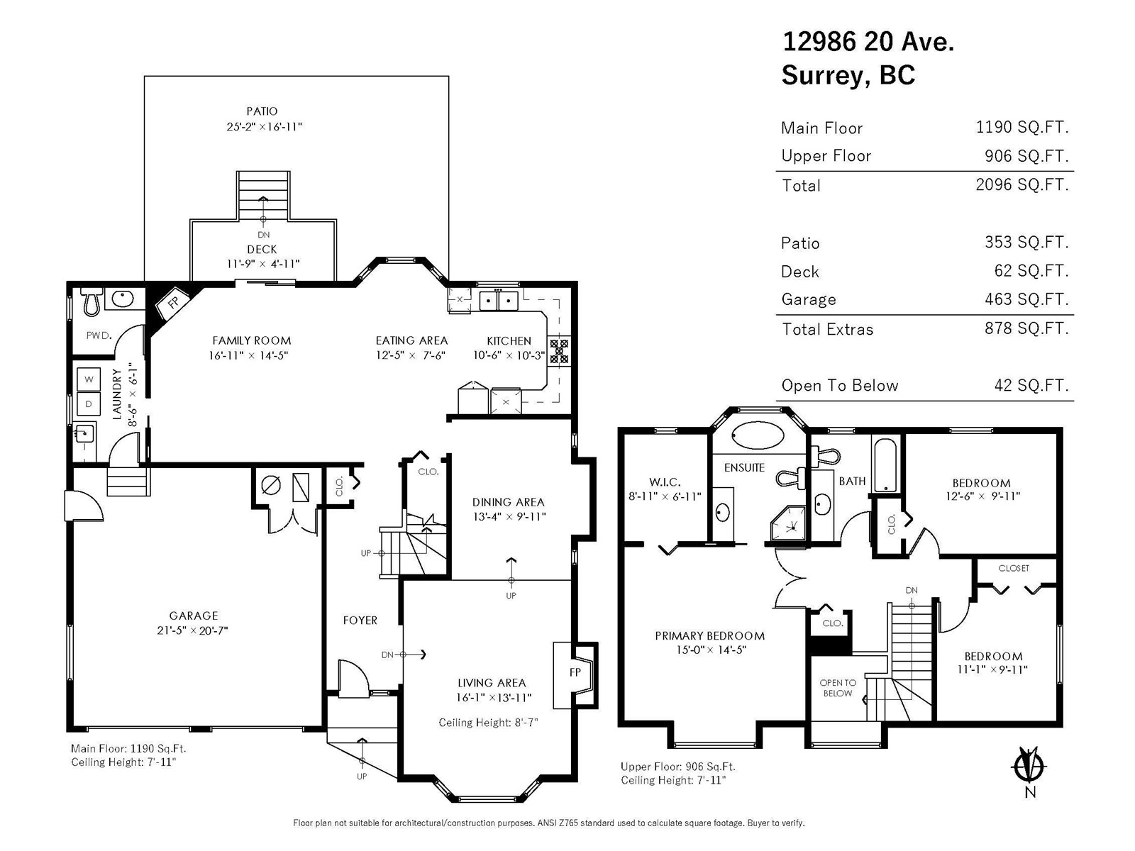 12986 20 Avenue, Surrey, British Columbia  V4A 1Y9 - Photo 2 - R3001496