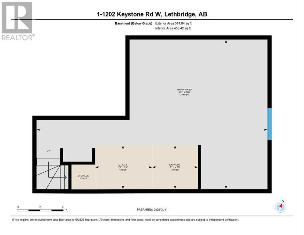 1, 1202 Keystone Road W, Lethbridge, Alberta  T1J 5H6 - Photo 34 - A2211035