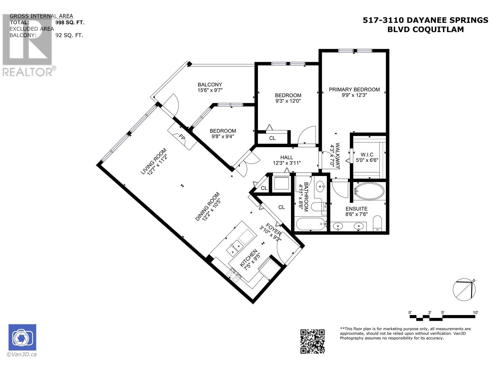 517 3110 Dayanee Springs Boulevard, Coquitlam, British Columbia  V3E 0B4 - Photo 24 - R3002310
