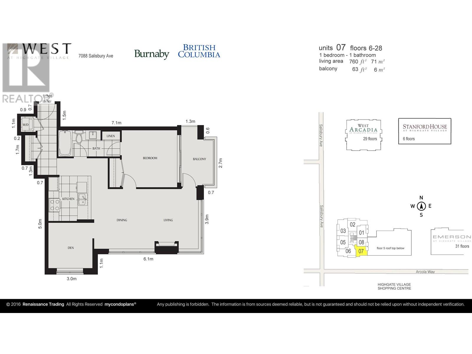 607 7088 Salisbury Avenue, Burnaby, British Columbia  V5E 0A4 - Photo 22 - R3002302