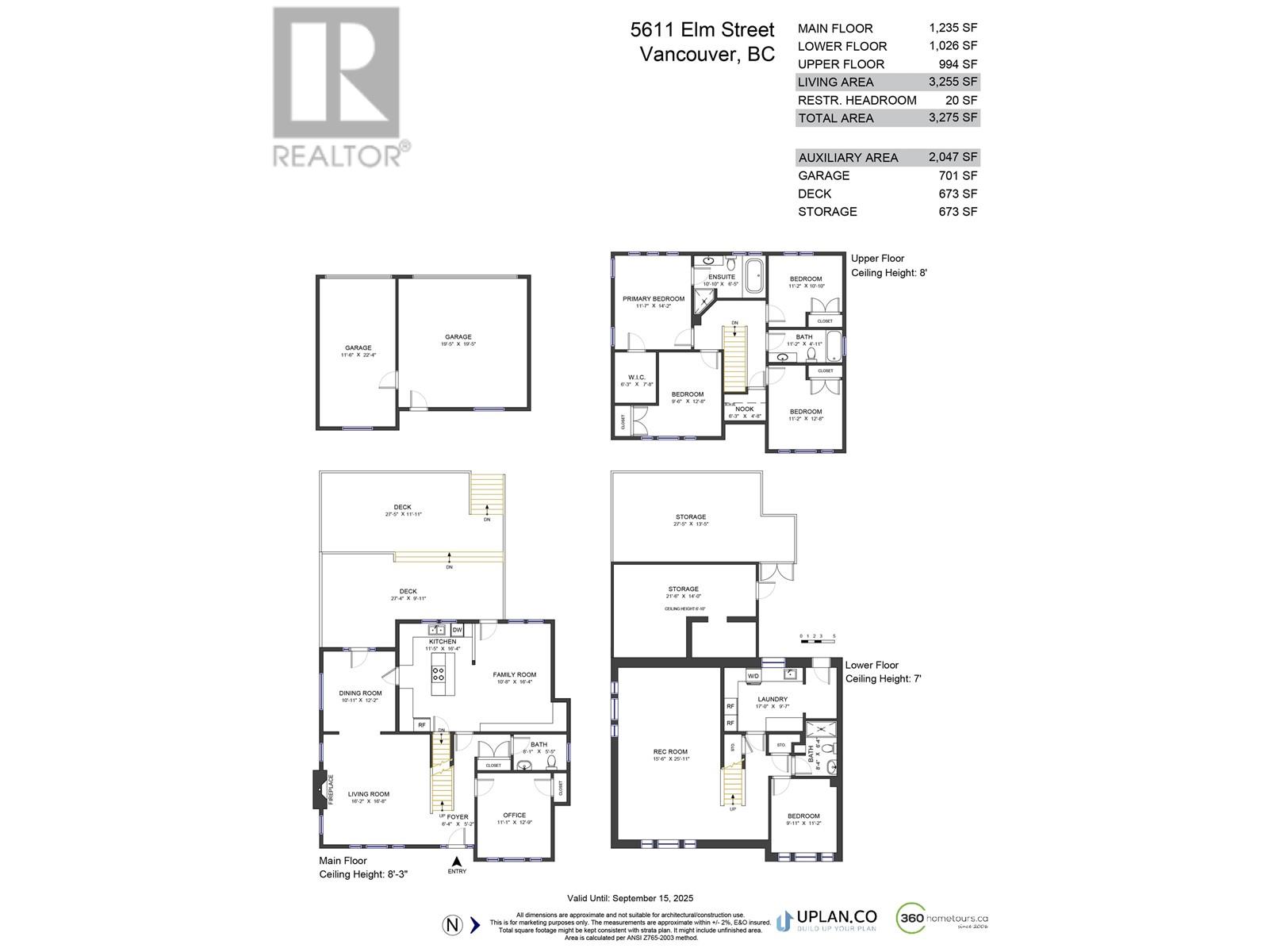 5611 ELM STREET, Vancouver real estate listing R3000290 for sale