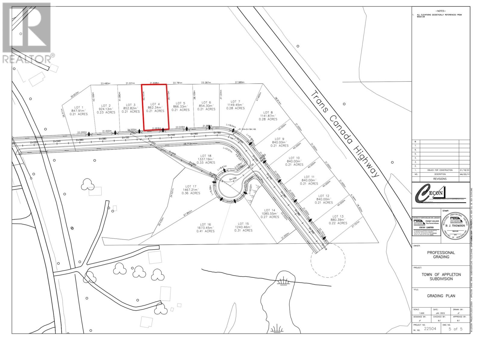 Lot 4 Temple Avenue, Appleton, Newfoundland & Labrador