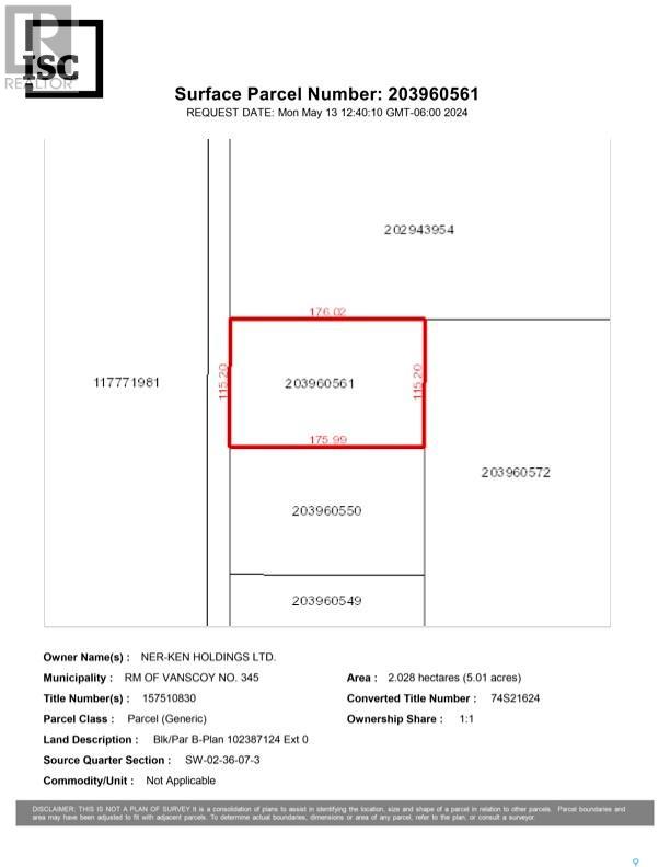 Rm Of Vanscoy Lot B, Vanscoy Rm No. 345, Saskatchewan  S0K 3J0 - Photo 2 - SK005699