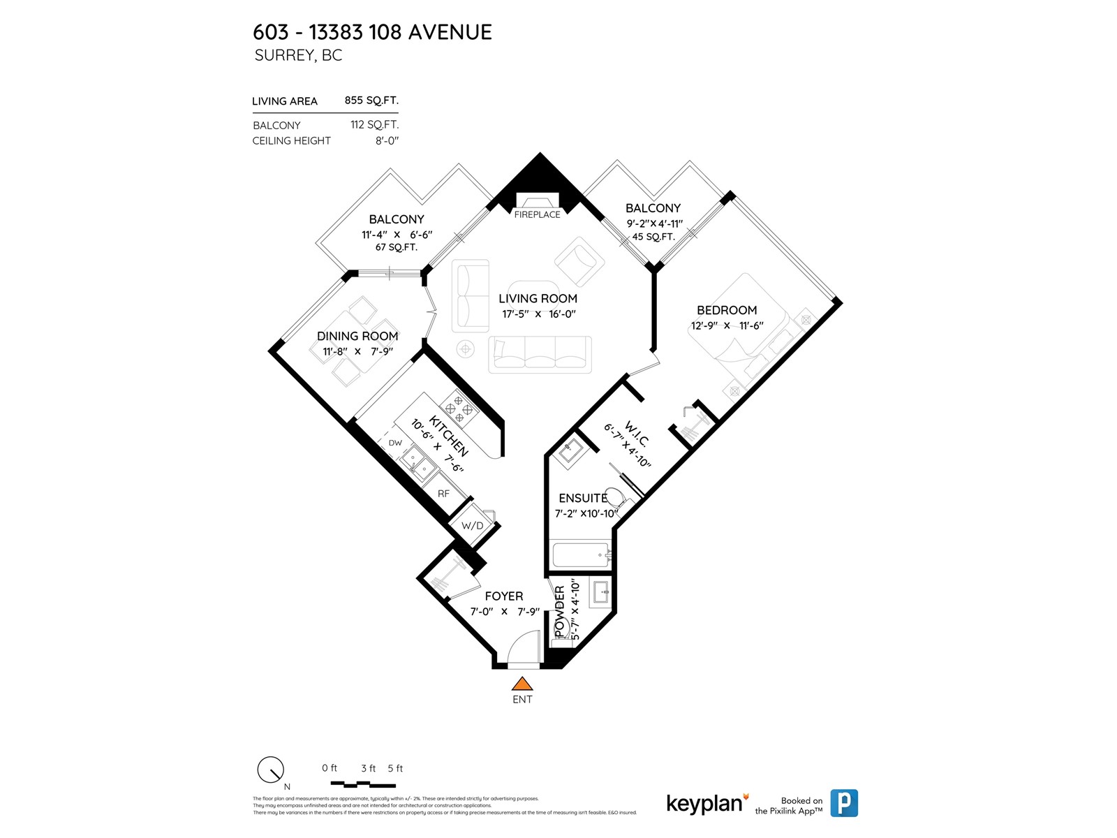 603 13383 108 Avenue, Surrey, British Columbia  V3T 5T6 - Photo 22 - R3002690