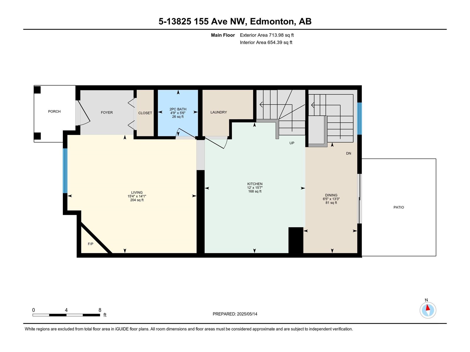 #5 13825 155 Av Nw, Edmonton, Alberta  T6V 0B8 - Photo 45 - E4436456