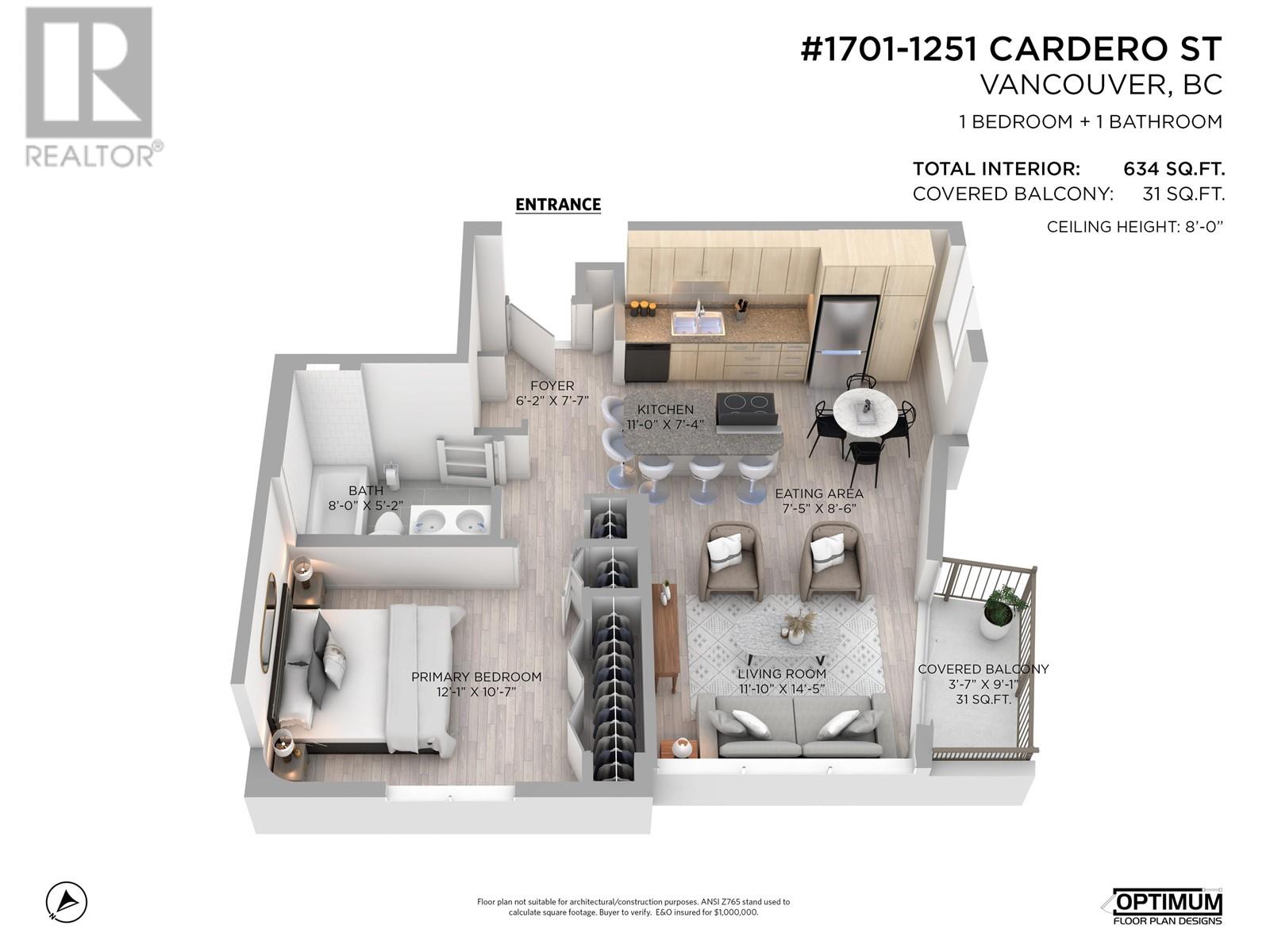 1701 1251 Cardero Street, Downtown, British Columbia  V6G 2H9 - Photo 22 - R3003166