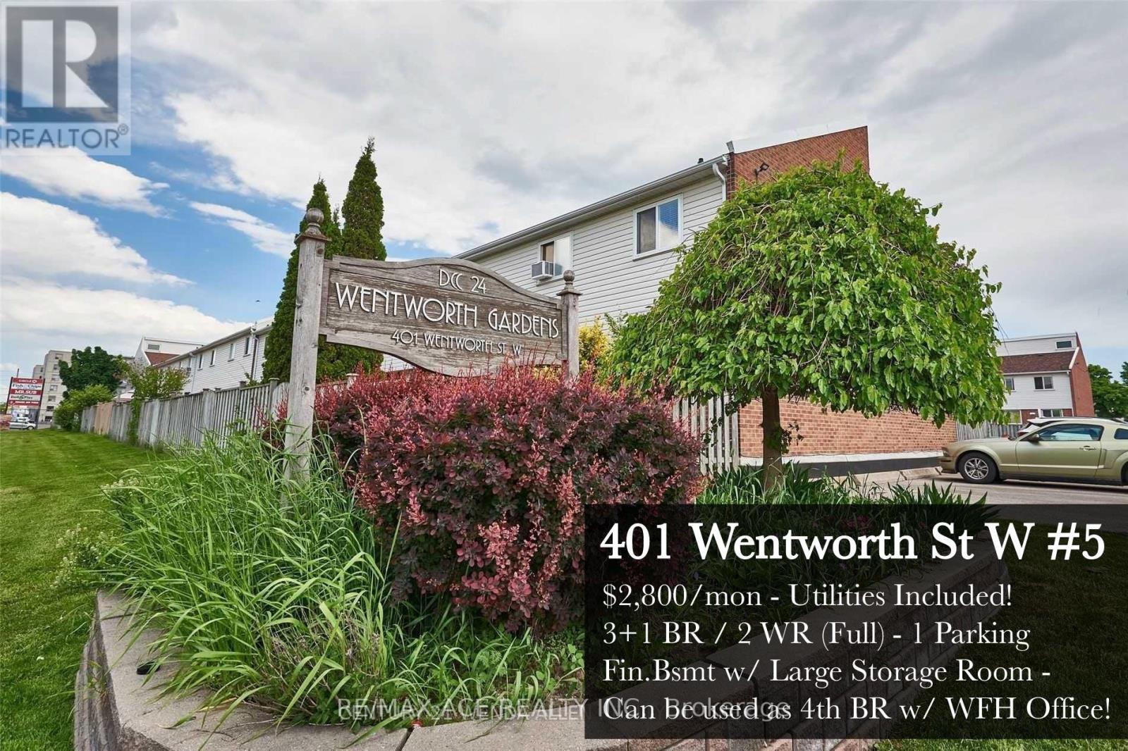 5 - 401 WENTWORTH STREET W, Oshawa, Ontario
