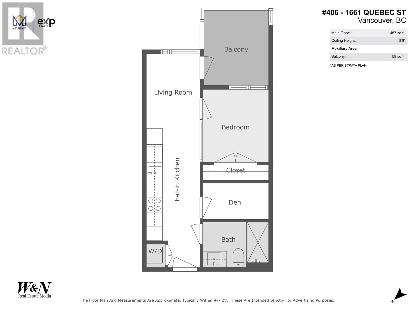 406 1661 Quebec Street, Vancouver, British Columbia  V6A 0H2 - Photo 25 - R3004207