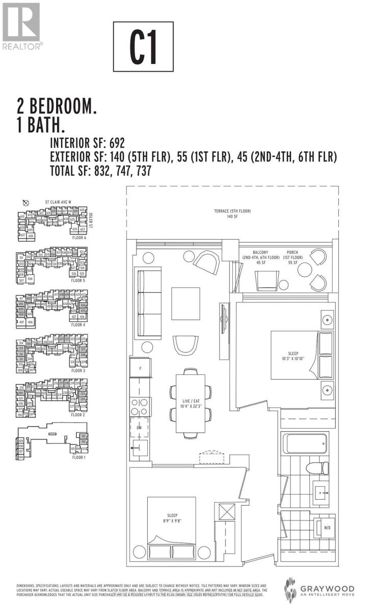 408 - 1787 ST CLAIR AVENUE W, Toronto, Ontario