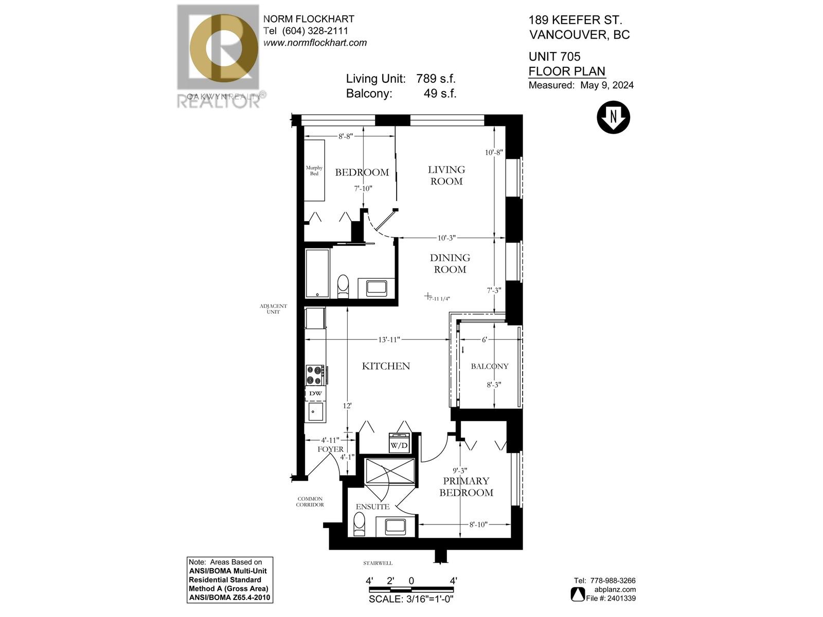 705 189 Keefer Street, Vancouver, British Columbia  V6A 0C8 - Photo 23 - R3004747
