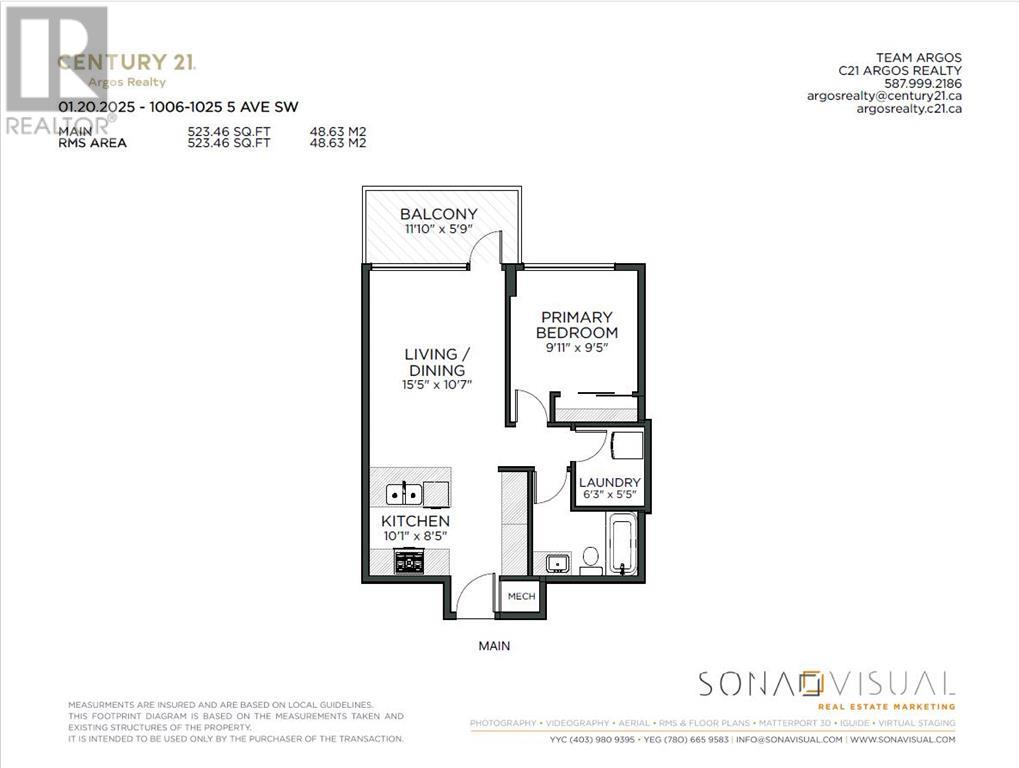 1006, 1025 5 Avenue Sw, Calgary, Alberta  T2P 1N4 - Photo 2 - A2190344