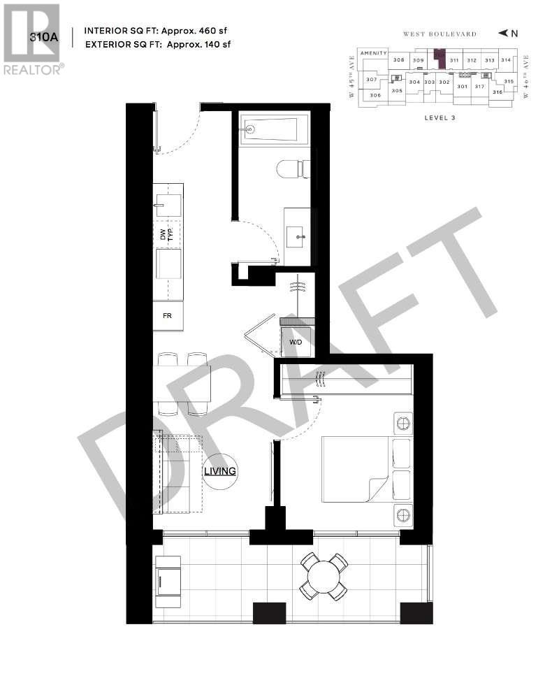309 2105 W 46th Avenue, Vancouver, British Columbia  V6M 2L1 - Photo 9 - R3005000