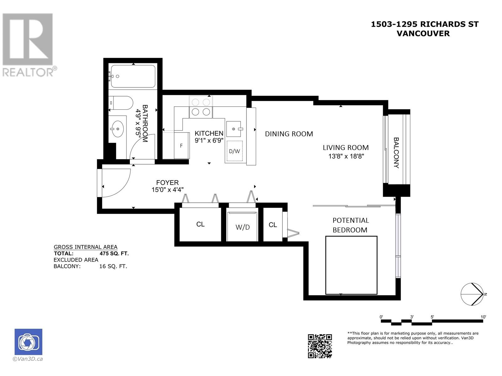1503 1295 Richards Street, Vancouver, British Columbia  V6B 1B7 - Photo 29 - R3004605