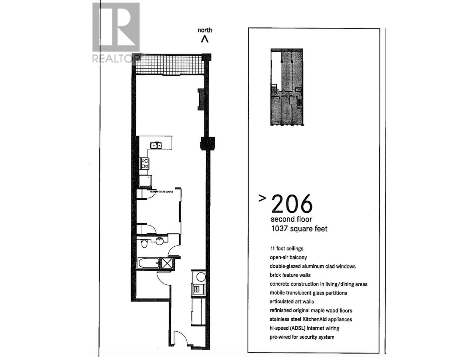 206 345 Water Street, Vancouver, British Columbia  V6B 1B8 - Photo 4 - R3005039