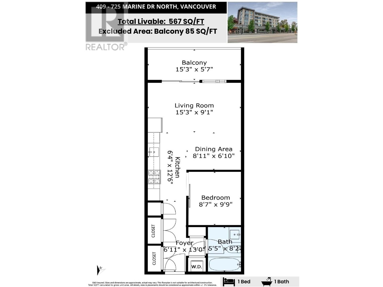 409 725 Marine Drive, North Vancouver, British Columbia  V7M 0G2 - Photo 16 - R3005795