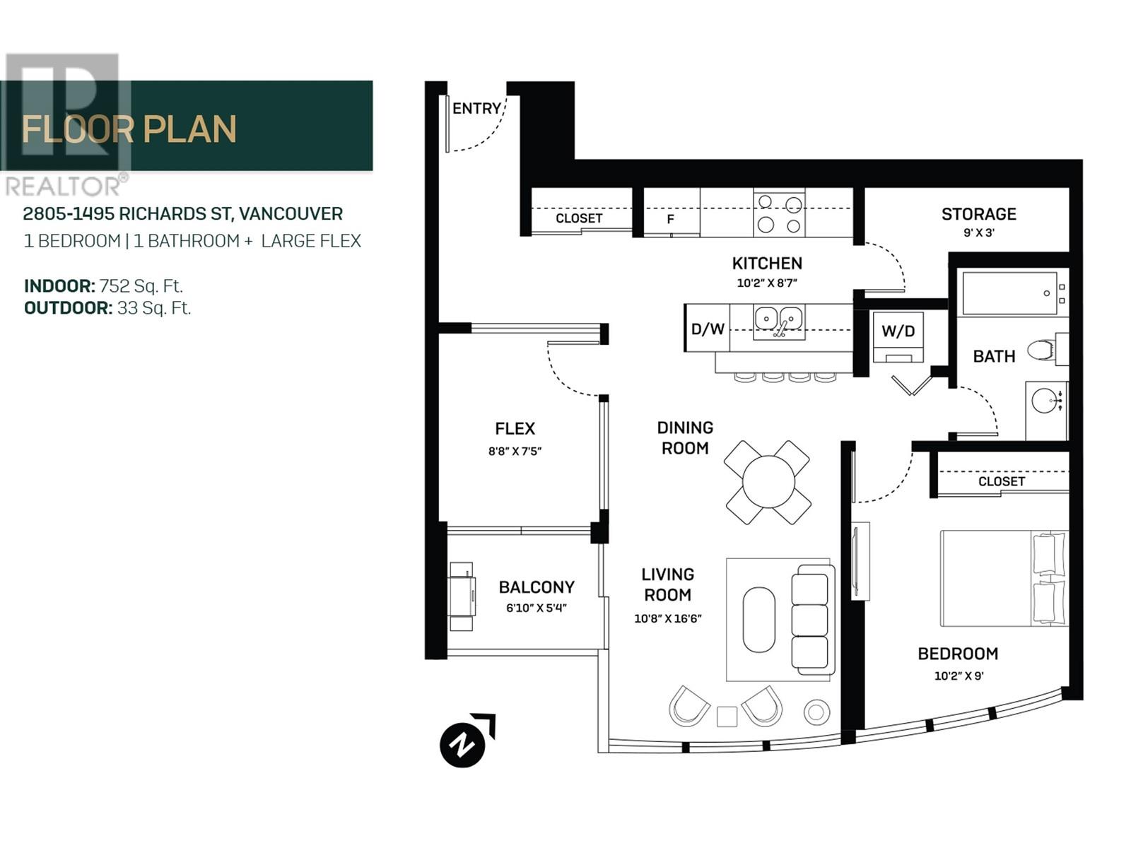 2805 1495 Richards Street, Vancouver, British Columbia  V6Z 3E3 - Photo 18 - R3005092