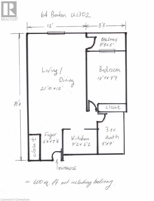 64 Benton Street Unit# 1302, Kitchener, Ontario  N2G 4L9 - Photo 13 - 40726734